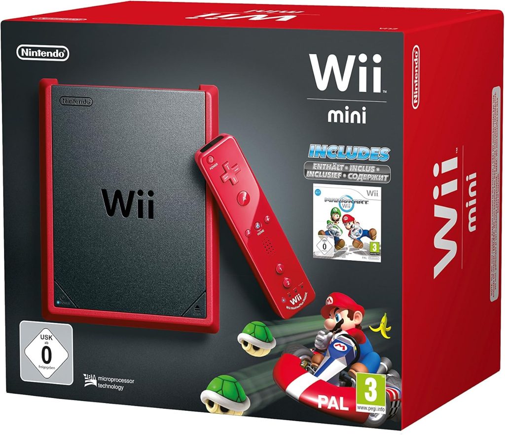 Nintendo Wii Mini Bundle with Mario Kart Wi
